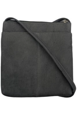 Кожаная сумка через плечо Le Donne цвет теллурид серый - Изображение 1 из 2