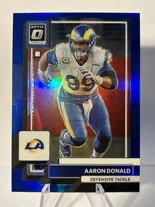2022 Optic Aaron Donald Blue /179 Los Angeles Rams - Picture 1 of 2
