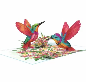 Pop Marks Hummingbird 3D Pop Up Card - Picture 1 of 7
