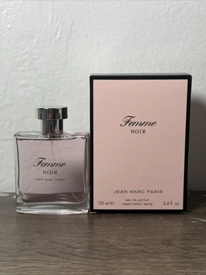 Jean Marc Paris Femme Noir Eau de Parfum Spray 100 ml, 3,4 oz NUEVO Foto 1 de 4