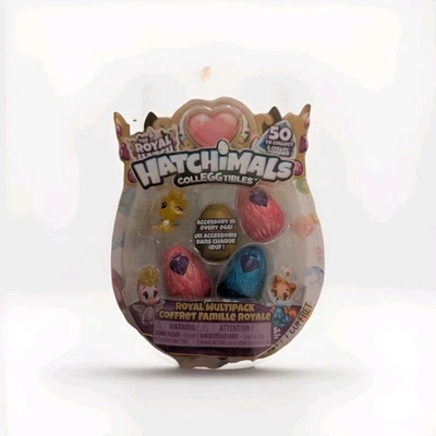 Hatchimals CollEGtibles запечатанный королевский люк мультипак из 4 упаковок розовых яиц - Изображение 1 из 2