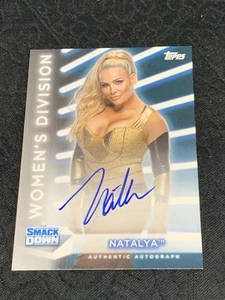 Topps WWE 2021 División Femenina Natalya Autógrafo/199 SmackDown - Imagen 1 de 2