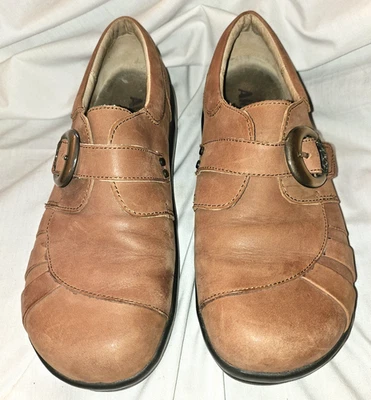 Zapatos sin cordones Alegria de cuero marrón talla US 9.5-10 / 40 KHL-632 ajustables Foto 1 de 4