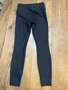 Athleta Elation High-Rise Sheen Black Leggings, Women's Small TALL S/T - Picture 1 of 8