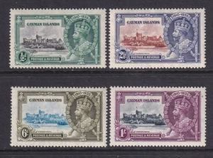 Cayman Islands 1935 Silver Jubilee Set 4 MINTY light hinge - Bild 1 von 2