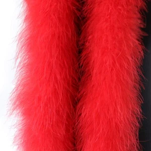 2 Yards Fluffy Marabou Feather Boa for Crafts Wedding Party 22 Grams - Picture 1 of 4