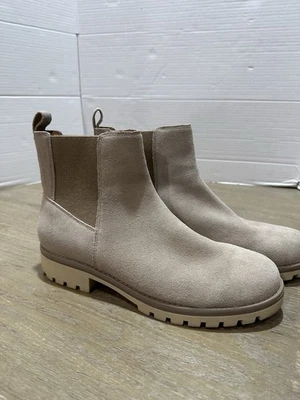 Bota Chelsea Karina Crown Vintage Gamuza Beige Para Mujer Talla 11 Suela Foto 1 de 4