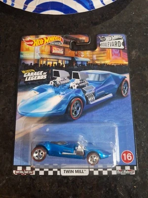 Hot Wheels Premium Boulevard #16 Twin Mill (azul) Garage of Legends Foto 1 de 2