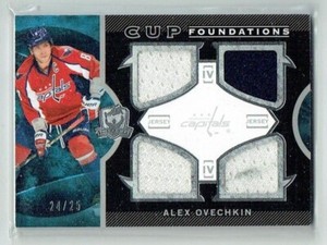 12-13 UD Upper Deck The Cup  Alex Ovechkin  /25  Quad Jerseys  