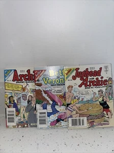 The Archie Digest Library No's 118, 159, 175 Betty and Veronica Archie Comics - Picture 1 of 11