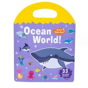 Children's Early Education Portable Jelly Sticker Book Enlightenment Puzzle - Picture 1 of 4