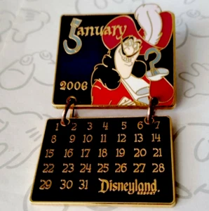 Captain Hook January Calendar 2006 DLR Peter Pan LE Disney Pin 43774 - Picture 1 of 2