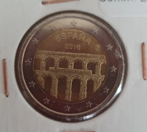 2 EURO GEDENKMÜNZE SPANIEN 2016 - AQUÄDUKT VON SEGOVIA - Bild 1 von 2
