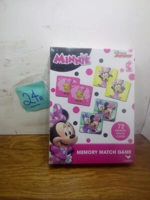 Sealed/New - Minnie Disney Junior Memory Match Game 72 Cards - Image 1 of 4