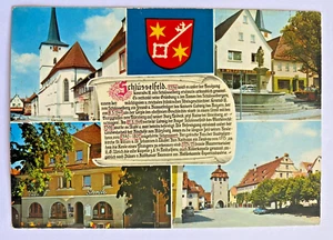 AK Schlüsselfeld Gasthof Storch Kirche Brunnen Metzgeei Hermann Torbogen - Bild 1 von 2