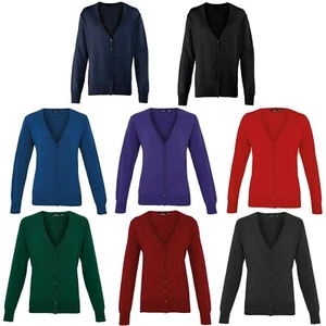 Chaqueta de punto de señora cárdigan talla grande XS S M L XL XXL 3XL 4XL 5XL - Imagen 1 de 10