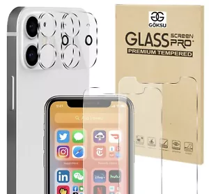 iPhone 12 Mini 5,4 pollici VETRO temperato protezione schermo confezione da 4 Ultra HD trasparente - Foto 1 di 7