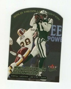 2000 FLEER ULTRA FOOTBALL GOLD MEDALLION - KEYSHAWN JOHNSON NEW YORK JETS #70 - Picture 1 of 1