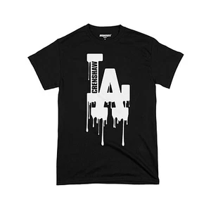 Crenshaw Drip L.A. California T-Shirt Hip Hop Men's Los Angeles Design Graphic - Picture 1 of 27