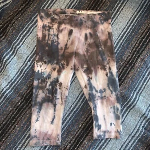 Hippy Dippy Dyes Handmade Girls Boys Capri Leggings 7 8 Custom Tie Dye Pants 720 - Picture 1 of 5