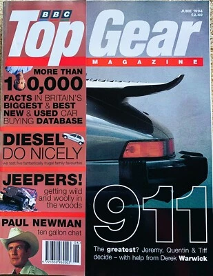 TOP GEAR MAGAZINE JUN-1994 - Cavalier, Honda NSX, Porsche 911, Citroen Xantia - Image 1 of 2