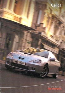 Toyota Celica 1.8 VVT-i 1999-2001 UK Market Sales Brochure - Picture 1 of 1
