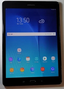 Samsung Galaxy Tab A 9.7 SM-T550 16GB Wi-Fi Black Working Well #258B Android 7 - Picture 1 of 4