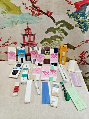 Vintage Seam Binding And Elastic Lot - Image 1 of 3