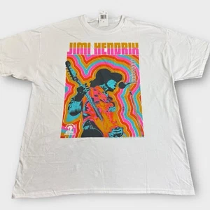 Jimi Hendrix Retro Graphic T-Shirt Adult Size X-Large - Picture 1 of 7