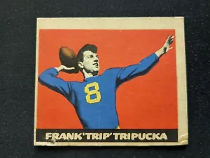 1949 Blattfußballkarte # 43 Frank Tripucka - Philadelphia Eagles (Sehr guter Zustand/Ex) - Bild 1 von 3
