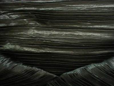 1-3/8Y Zinc Textiles Z181/02 Man Ray Racing Pleated Satin Upholstery Fabric - Image 1 of 4