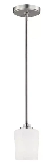 Visual Comfort V6102801962 Windom 1-Light Medium Pendant Light - Brushed Nickel - Image 1 of 1