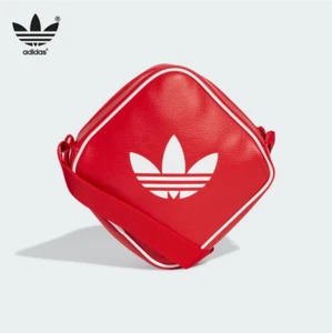 NEW adidas Originals Adicolor Classic Diamond Bag Better Scarlet RED - Picture 1 of 6