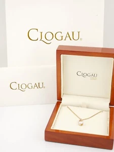 Beautiful Clogau 9ct Gold and Fresh Water Pearl Pendant Necklace - Picture 1 of 6