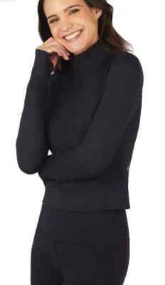 YOGALICIOUS LUX Crosstrain Everyday Half Zip Jacket BLACK XL BNWT - Image 1 of 4