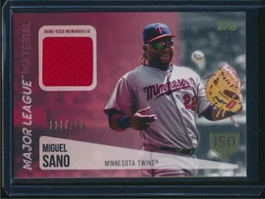 2019 Topps Series 2 Major League Materials Relic 150th Miguel Sano 121/150 - Picture 1 of 1