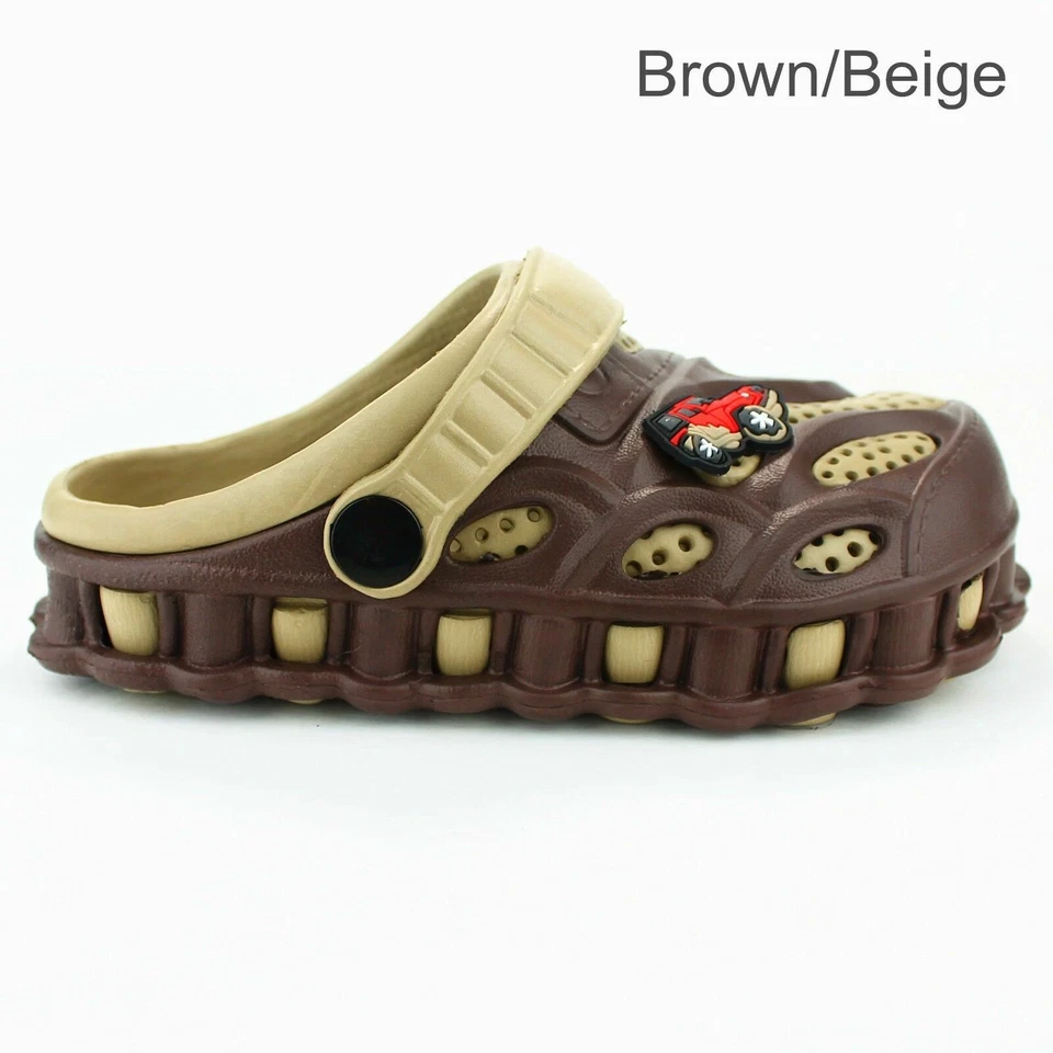 Niños Niños Zuecos de Jardín Zapatos Niño Pequeño Sin Cordones Informales Dos Tonos Zapatilla Sandalias  Foto 1 de 4