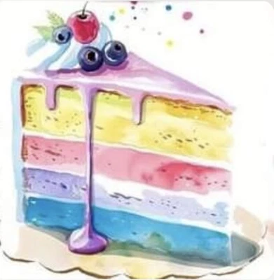 BIRTHDAY CAKE (8) CROSS STITCH PATTERN - Image 1 of 2