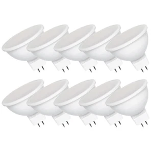 10 x Spectrum LED MR16 Reflektor 6W GU5,3 12V 490lm Lampe Neutralweiß 4000K 100° - Bild 1 von 2