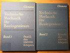 Günter Clemens : Technische Mechanik für Bauingenieure im zwei Bänden/ 1989/1985