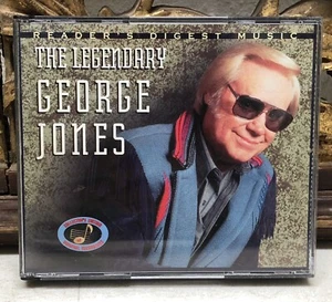 RARE - THE LEGENDARY GEORGE JONES 3 CD SONY READER'S DIGEST 1997  - Picture 1 of 5