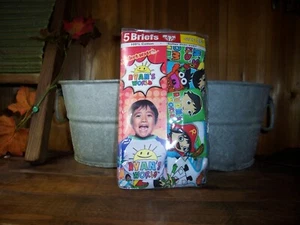 RYANS WORLD BOYS UNDERWEAR BRIEFS 5 PACK SIZE 8 VARIOUS THEMES 100% COTTON NEW - Picture 1 of 1