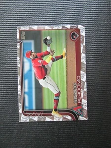 2025 Topps Geraldo Perdomo #228 Arizona Diamondbacks patrón de lámina fanáticos - Imagen 1 de 2