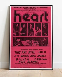 Heart 1974 / XXL Poster - 36"x24" (#1115) - Picture 1 of 2