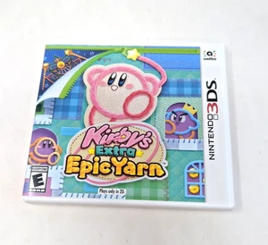 Kirby's Extra Epic Yarn (Nintendo 3DS, 2019) Komplett CIB Original Getestet USA - Bild 1 von 3