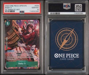 Baby 5 Alternate Art One Piece Op05-Awakening Of The New Era 034 NM PSA 10 - Picture 1 of 1