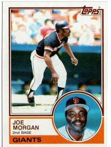 1983 Topps Joe Morgan #603 MLB Hall of Famer Reds Giants Vintage Baseball Card - Picture 1 of 4