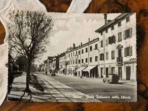 Cartolina Udine Viale Volontari della Libertà 1957 MS682 * - Bild 1 von 2