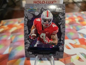 2021 Alumination Draft-Driven Purple HOLO LUX /50 Julian Fleming WR Packers - Picture 1 of 2