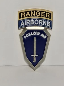 Army Ranger Airborne Military Challenge Coin RSLC 4th Training Battalion  - Picture 1 of 2